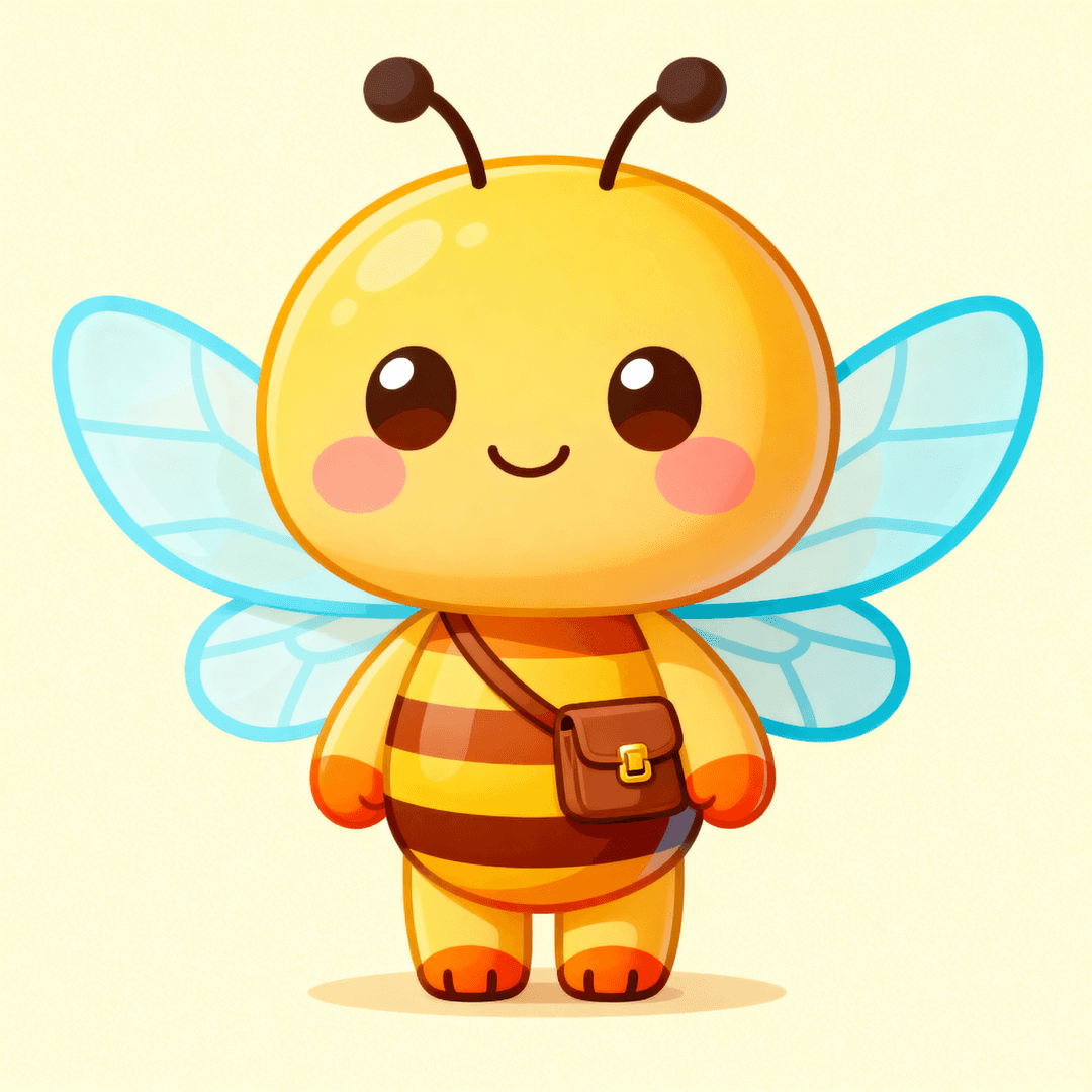 Beenli the bee mascot